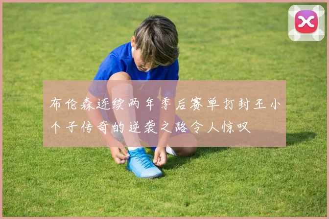 布伦森连续两年季后赛单打封王小个子传奇的逆袭之路令人惊叹